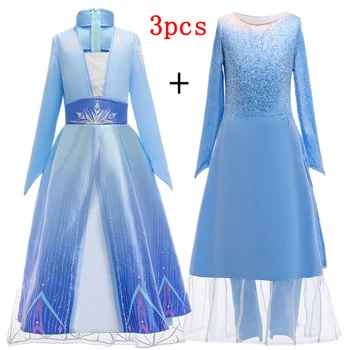 Fantasia Infantil Mergaitės 4-10 Metų Vaikams Cosplay Halloween Party Dress up Princess Kostiumas