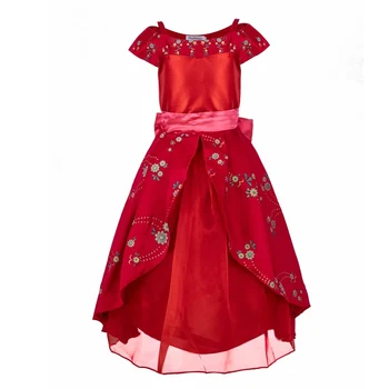 FindPitaya Merginos Elena Fantazijos Suknelės Vaikams off Peties Suknelės Supaprastintą Mergina Gėlių Šalies Kostiumas