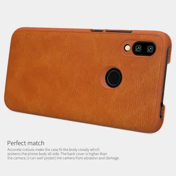 Flip Case For Xiaomi Redmi 7 NILLKIN Čin Series Flip Odos Padengti xiaomi redmi 7 Telefono Dangtelį su Kortele Porket Piniginės Atveju