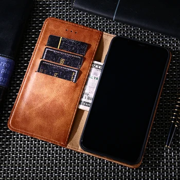 Flip Case For Xiaomi Redmi Note2 Note3 8 8pro 6 6A 7 Padengti Banko kortelės, Piniginė Verslo Redmi 4X 5 Apversti odos Klasikinis