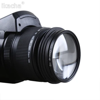 Fotoaparato filtras 82mm Close Up Filtras +1 +2 +4 +10 Makro vaizdo Kameros Objektyvas Arti Filtro Rinkinys, Skirtas 