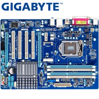 GIGABYTE GA-P75-D3P Darbastalio Plokštė B75 Socket LGA 1155 i3 i5 i7 DDR3 32G ATX UEFI BIOS Originalus B75-D3V Naudojamas Mainboard