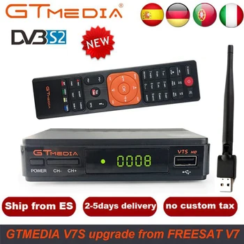 GTMEDIA V7S2X HD Su USB WIFI LPS DVB S2 S2X TV Imtuvas gtmedia v7s hd galios freesat Tinklo Bendrinimo Dekoderis Receptorių