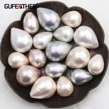 GUFEATHER M557,Dirbtinis perlas,papuošalai, aksesuarai,papuošalai priėmimo,Vandens lašo formos auskarai stud