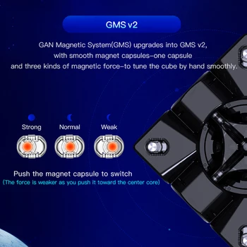 Gan Kubo GAN356 X S magnetinio magija greitis kubo GAN356XS profesinės gan 356 XS magnetai Kubo Galvosūkį Gans kubeliai