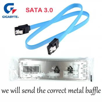 Gigabyte GA-EP43T-S3L Plokštė LGA 775 DDR3 USB2.0 16GB Intel P43 EP43T-S3L Darbalaukio Mainboard SATA II Systemboard Panaudota