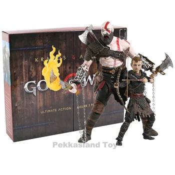 God of War (2018 M.) Pagrindinis Veiksmų Skaičius, 2-Pack Kratos & Atreus NECA