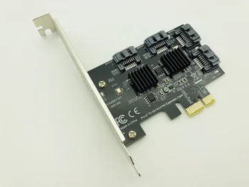 H1111Z Pridėti Korteles į SATA PCIE Card/HUB/Valdytojas SATA3 PCI-E/PCIE SATA 3 PCI Express, SATA 4Port Daugiklis Plėtra Adapteris