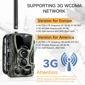 HC-801G 3G Medžioklės Camera 16MP Takas Kamera, SMS/MMS/SMTP IP66 Foto Spąstus 0.3 s paleidimo Laikas 940nm, Led Laukinių Stebėjimo Kameros