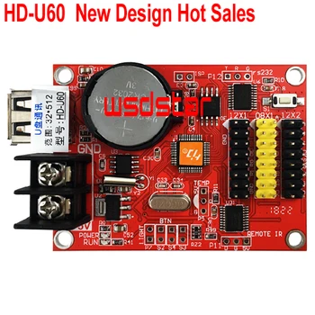 HD U60 HD-U60 1*HUB08 2*HUB12 512*32 USB LED kontrolės kortelę, Vieną & Dual Spalvų LED, kontrolės kortelės a40s/U60 10vnt/daug