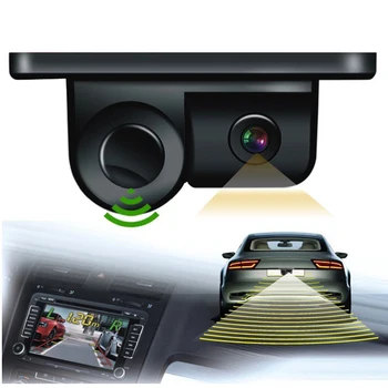 HD Vaizdo, Naktinio Matymo 2 In 1, Automobilio Galinio vaizdo Kamera Aišku, Naktinio Matymo Radaro Jutiklis galinio vaizdo Kamera Parkavimo Stebėti Car accessories