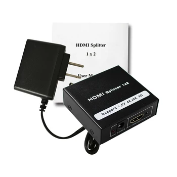 HDMI Splitter 4K 1080P 3D HDMI Jungiklis 1x2/1x4 Adapteris HDMI Switcher 1-2 iš 1-4 iš PS4/3 TV Box HDMI Jungiklis