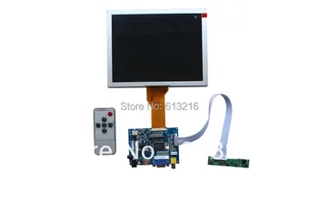 HDMI-VGA -2AV LCD vairuotojo lenta +OSD klaviatūra su laidu+Nuotolinio valdymo gauna +8 colių LCD EJ080NA-05B 800*600 +