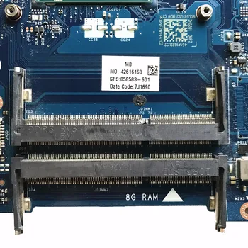 HP 250 G5 15-AC Serijos Nešiojamas Plokštė 858583-601 858583-501 BDL50 LA-D703P i3-5005U DDR3 Visiškai Išbandytas