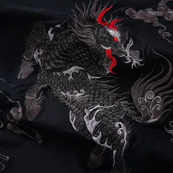 Harajuku Dievas žvėris Marškinėliai Animacinių filmų Naujas 2018 M. Vasaros Hip-Hop T-shirt Medvilnės Laiškas Spausdinti Viršuje Tees siuvinėjimo Marškinėlius Streetwear