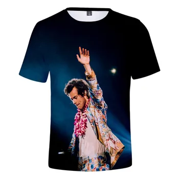 Harry Styles Spausdinti 3d T-shirt Moterims, Vyrams Baudos Linijos Marškinėliai, Gydyti Žmones Su Gerumo Marškinėliai Moteriška Harajuku Hip-Hop Marškinėlius