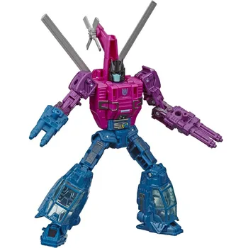 Hasbro Transformers Kartų War for Cybertron Deluxe Spinister Skalikas Nuskaitymo Chromia Red Alert Smogtuvas Atšvaitas Pav Žaislas