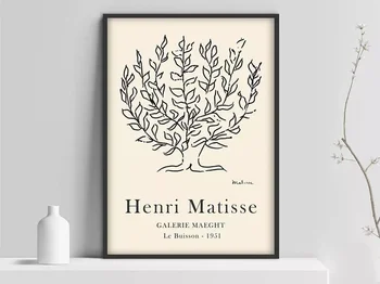 Henri Matisse 'Le Buisson Plakatas, Matisse Meno Spausdinti, Matisse, cut out, Le Buisson, Matisse meno Plakatas, Henri Matisse' Exhibitr