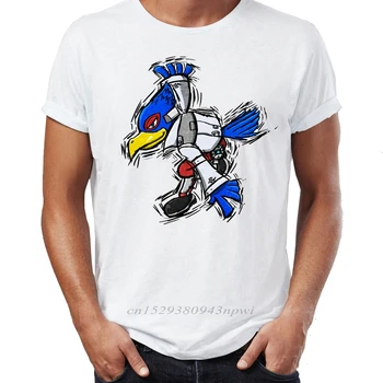 Hip-Hop Vyrų marškinėliai Star Fox Ansamblis Nuostabus Pavyzdys Kūrinys Išspausdintas Gatvės Vaikinai Viršūnes & Tees Grobis Medvilnės Camiseta