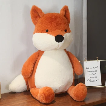 Huggable Kawaii Fox Lėlės iškamša Pliušiniai Žaislai Vaikams, Mergaitė, Berniukas Vaikams Mielas Dox Dovana Minkštas Animacinių filmų Kalėdų Dovanos