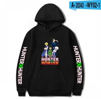 Hunter x Hunter Anime Hoodies Vyrai moterys Hisoka Palaidinukė Tracksuit Streetwear Striukė berniukui, mergina Hoodie Atsitiktinis hoodies žiemos viršūnės