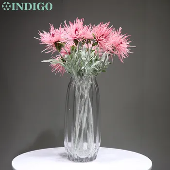 INDIGO - Rožinės spalvos Chrizantemų Daisy Kosmosas Dirbtinių Gėlių Vestuvių Namų Šaliai Renginys Stalo Apdailos Nemokamas Pristatymas