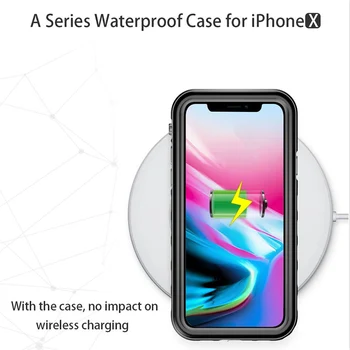 IP68 Vandeniui Atveju iPhone 6 6S 7 8 Plus atsparus smūgiams 360 Pilnas draudimas Plaukti Nardymas Povandeninis dėklas 