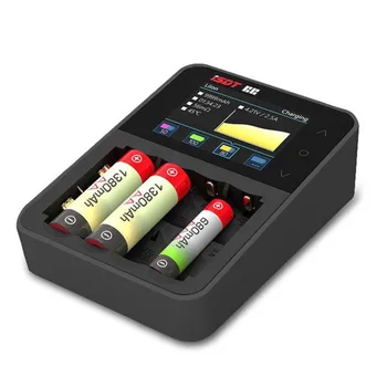 ISDT C4 8A Smart Baterija, Kroviklis Su USB Išvestis 18650 26650 AA AAA Baterijos