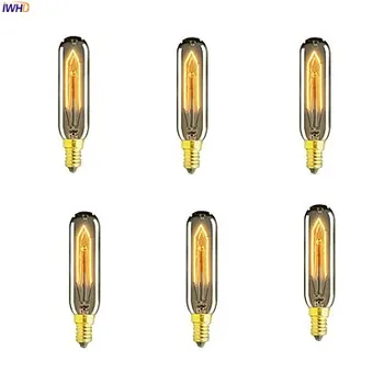 IWHD Edison Lemputės, Lempos, E14 220V 40W Namų Puošybai Bombillas Derliaus Lemputės Retro Kaitinimo Lempa, C35 T45 ST48