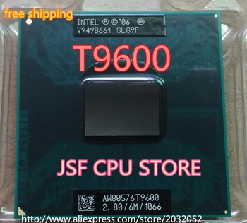 Intel Core 2 Duo T9600 2.80 GHz 6MB L2 Cache 1066MHz CPU Mobiliųjų Procesorių (darbo Nemokamas Pristatymas)