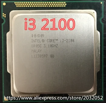 Intel Core i3 2100 Procesorius 3.1 GHz /3 MB Cache/Dual Core /Socket 1155 / Qual Core /Desktop (darbo Nemokamas Pristatymas)