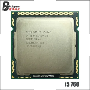 Intel Core i5-760 i5 760 2.8 GHz Quad-Core CPU Procesorius 8M 95W LGA 1156