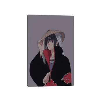 Itachi Uchiha Akatsuki naruto anime Drobės plakatas, Tapyba sienos Meno dekoro Gyvenimo kambario, Miegamasis, Studijų Namų Puošybai Spausdina