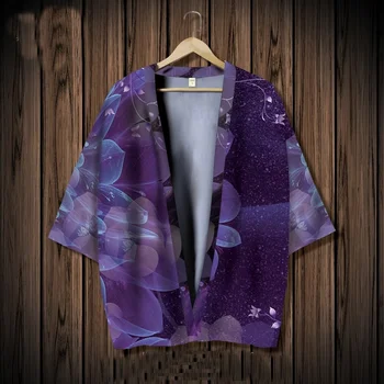 Japonų Kimono Vyras Tradicinis Japonų Kimonos Megztinis Kimono Vyrų Yukata Vyrų Japonijos Vyrų Kimono Streetwear Haori FF2722