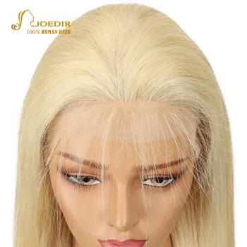 Joedir Plaukų 613 Blond 13*6 Nėriniai Priekiniai Perukas Brazilijos Mergelių Plaukų Tiesi Žmogaus Plaukų Nėrinių Priekinės Perukas Juoda Moterų