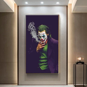 Joker Sienos Meno Tapybos Drobės Plakatus Spausdina HD Komiksai Filmą 2019 Joker Joaquin Phoenix Nuotrauka už Kambarį Namų Dekoro