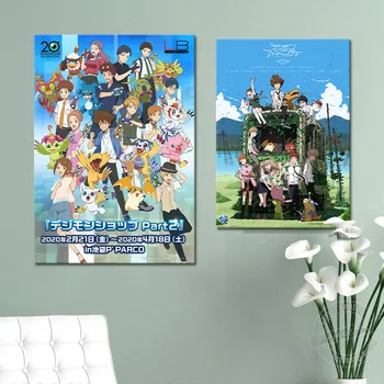 Jokių Rėmų Anime Plakatas DIGIMON NUOTYKIŲ PASKUTINIS EVOLIUCIJA KIZUNA Animacinių filmų Tapybos Drobė Menas Sienos Nuotrauka už Kambarį Dekoro