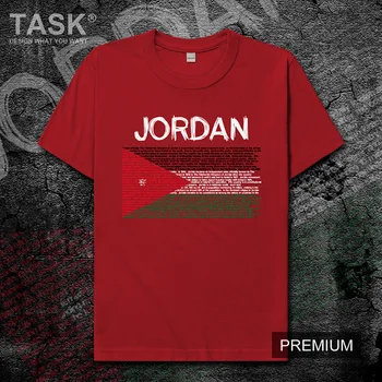 Jordanija Jordanijos JOR arabų Arabų t shirt mens naujas Viršūnes, t-marškinėliai trumpomis rankovėmis drabužius palaidinukė nacionalinė komanda šalies Mados