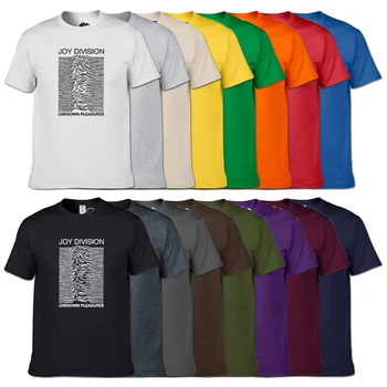 Joy Division Spausdinti Vyrų Humoro Atsitiktinis T shirts 16 Spalvų, Plius Dydis Trumpas Rankovėmis Vasarą vatos Pagaliukai Tee Tumblr Marškinėlius Unisex Prekės