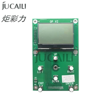 Jucaili Eco solvent spausdintuvas 6 mygtukai raktų lenta su ekrano epson dx5/dx7/xp600/5113 už Senyang vieną galvos valdybos rinkinys