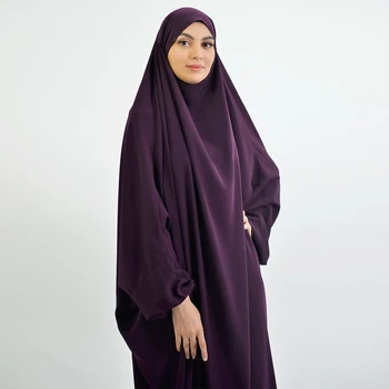 Jungtiniai arabų emyratai Gobtuvu Musulmonų Moterų Suknelė, Hijab Malda Drabužis Jilbab Abaja Ilgai Khimar Pilnas draudimas Ramadanas Suknelė Abayas Islamo Drabužius Niqab