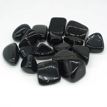 Juodasis Obsidianas Krito Akmens Nereguliarus Poliruoto Natūralaus Roko Kvarco Chakra Gydymo Dekoro Mineralų Kolekcija