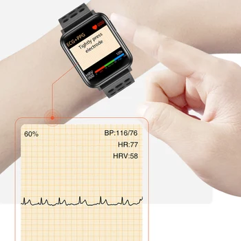 KAIHAI Fitness Tracker ekg ppg spO2 smart žiūrėti smartwatch vyrų Kraujo spaudimą, kraujo deguonies širdies ritmo sveikatos stebėti laikrodžiai