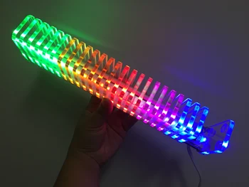 KS25 Muzikos Spektro Fantasy Crystal Garso Kolonėlės, Šviesos, LED Cube Lygio Elektronikos Gamybos 