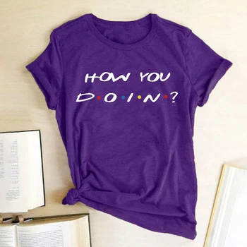 Kaip Jūs Doin Spausdinti Moterys T-shirt Mados Trumpas Rankovės Summer Tee Marškinėliai Femme Gaphic Viršūnes Moterų Drabužiai Ropa De Verano Mujer 2020 m.