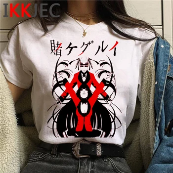 Kakegurui marškinėlius vyrų japonijos harajuku kawaii pora atsitiktinis kawaii t-shirt plius dydis tumblr