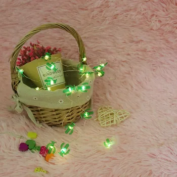 Kaktusas LED Varinės Vielos String Žibintai Vandeniui Atostogų apšvietimas, Fėja, Kalėdų Eglutė Vestuves Apdailos Šviesos