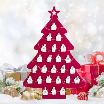 Kalėdų Kalendorius Kabo Kalėdų Eglutės Formos Atgalinės atskaitos Kalendorius Vaikams Dovanas Kalėdų Šalis Ornamentu Prekes