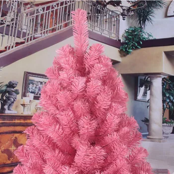 Kalėdų, Naujųjų Metų dovana 2.1 M / 2.4 M rožinė aukštos kokybės šifravimo Kalėdų medis papuoštas Kalėdų Prekybos Pasažas