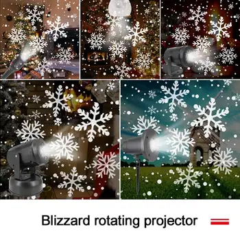 Kalėdų Snaigės LED Juda Lazerinius Projektorius, Šviesos, Lauko Snaigės Lempos Festivalis Namų Šaliai, papuošalai Kalėdų Žiburiai